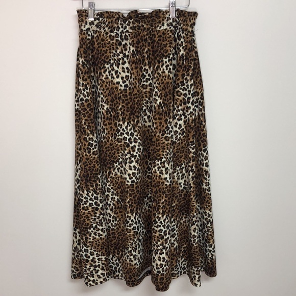 Crescent Drive Leopard Midi Skirt‎ XS/S - Picture 4 of 7
